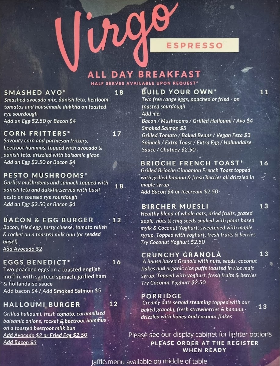 Menu Virgo Espresso-5